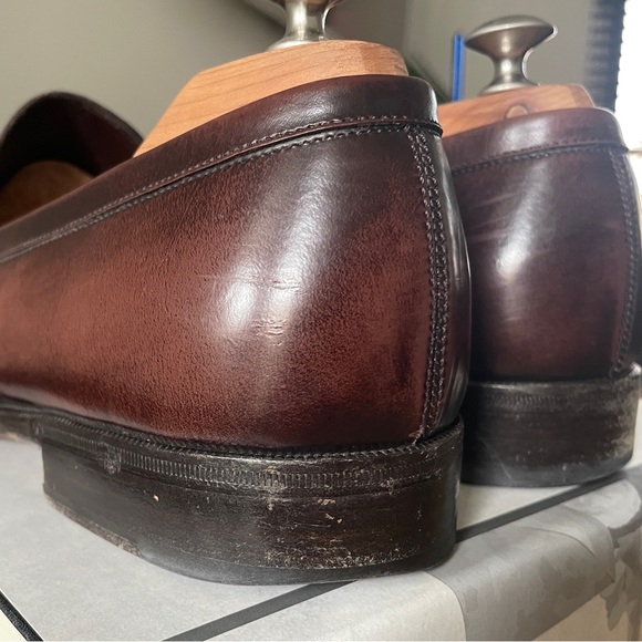 Ferragamo Men’s Slip-On Loafers - Dark Brown, Size 8D - Picture 10 of 12